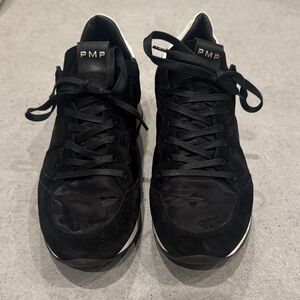 Philippe Model Black Men's Low-Top Sneakers